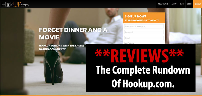 homepage of hookup.com