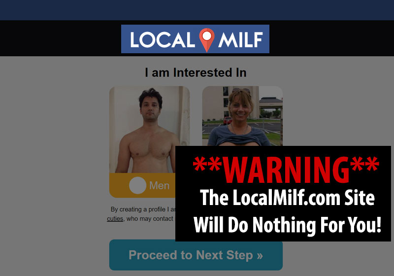 homepage of localmilf.com